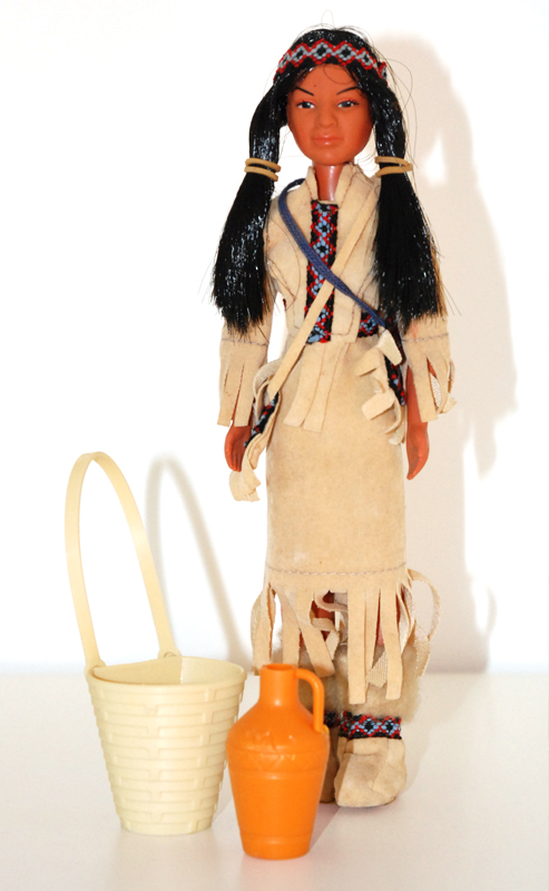 Figurine Big Jim Karl May 2173 - Nscho-Tschi Par Mattel - Collection Vintage